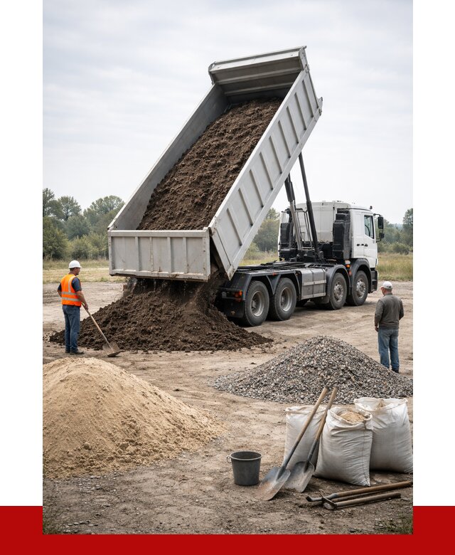 Доставка самосвалом 30 кубов в Россоши от 8814 р. | ПРОНЕРУДРсс