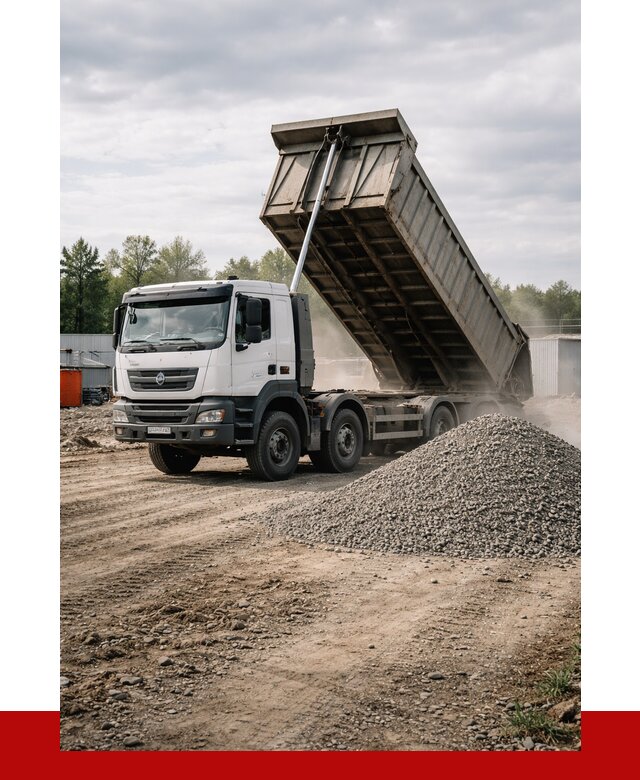 Доставка самосвалом 40 кубов в Россоши от 9332 р. | ПРОНЕРУДРсс