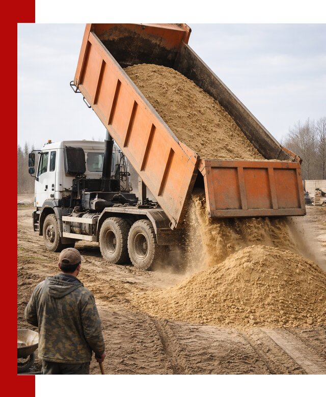 Аренда самосвала 20 тонн для перевозки грузов в Россоши
