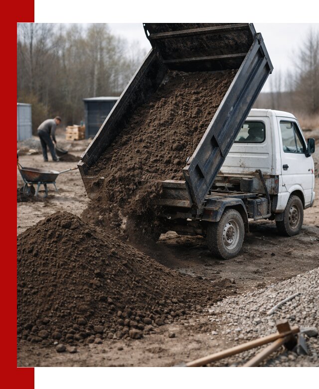 Аренда минисамосвала в Россоши для доставки сыпучих материалов