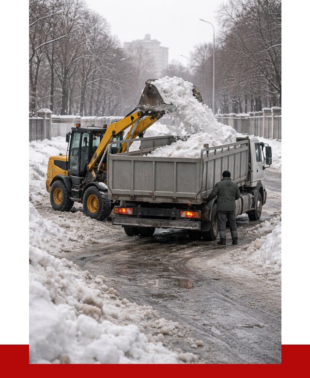 Вывоз снега с погрузкой в Россоши от 3629 р. ПРОНЕРУДРсс