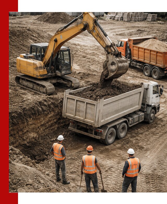 Разработка грунта для строительства и благоустройства в Россоши