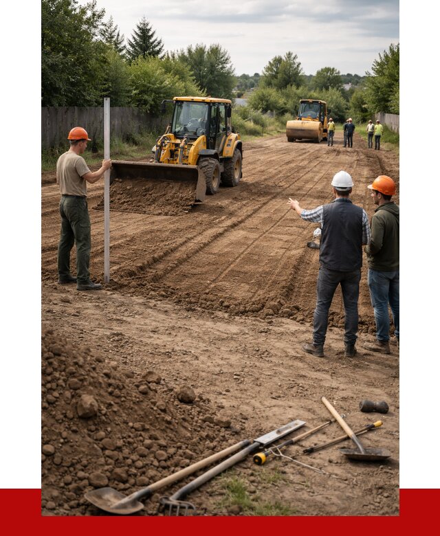 Планировка участка грунтом в Россоши от 4666 р ПРОНЕРУДРсс