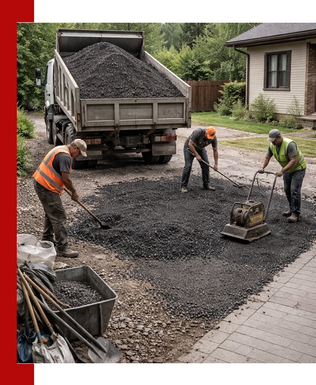 Асфальтовая крошка для двора с доставкой в Россоши